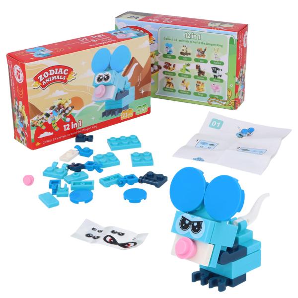 3D-Byggsats Set Årsdjur