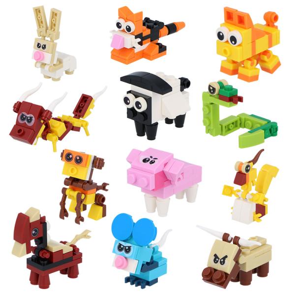 3D-Byggsats Set Årsdjur