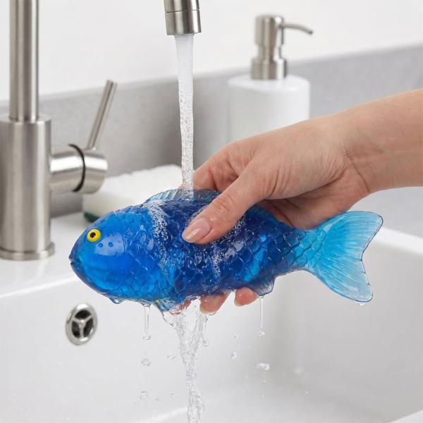 Klibbig Stretchig Fisk Leksak 17,6 cm