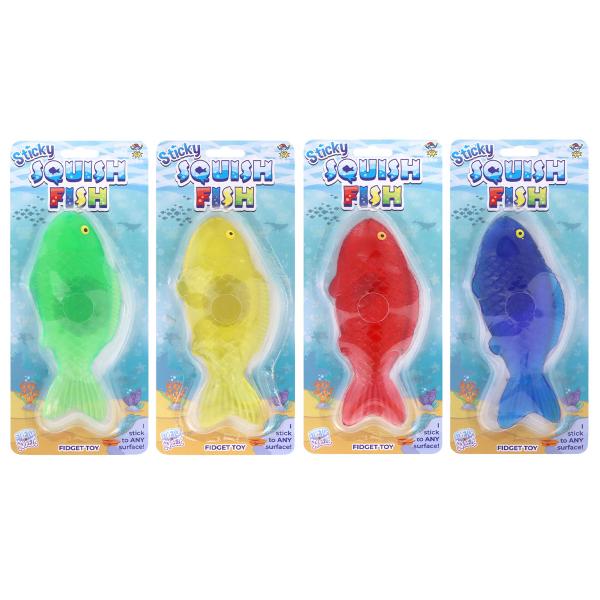 Klibbig Stretchig Fisk Leksak 17,6 cm