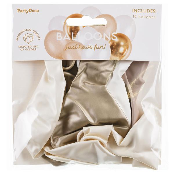 Ljusa Latexballonger Mix 10-pack