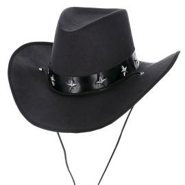 Cowboyhatt Svart Western