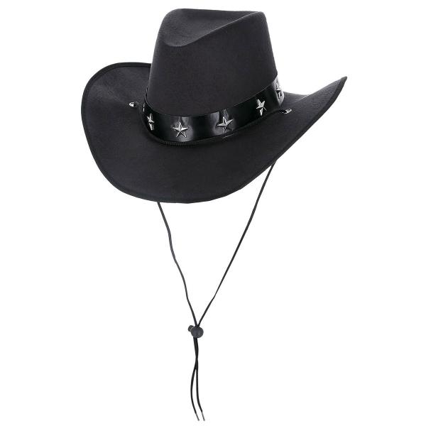 Cowboyhatt Svart Western