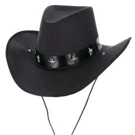 Cowboyhatt Svart Western