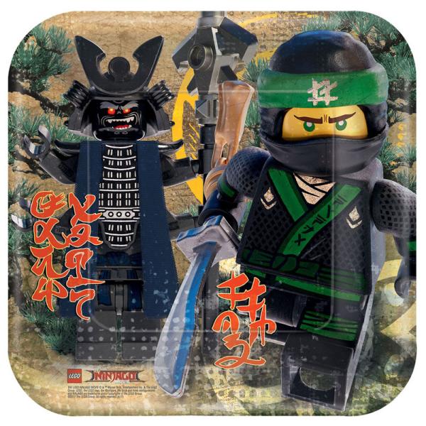 Lego Ninjago Fyrkantiga Tallrikar