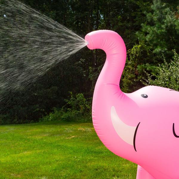 Stor Vattenspridare Rosa Elefant