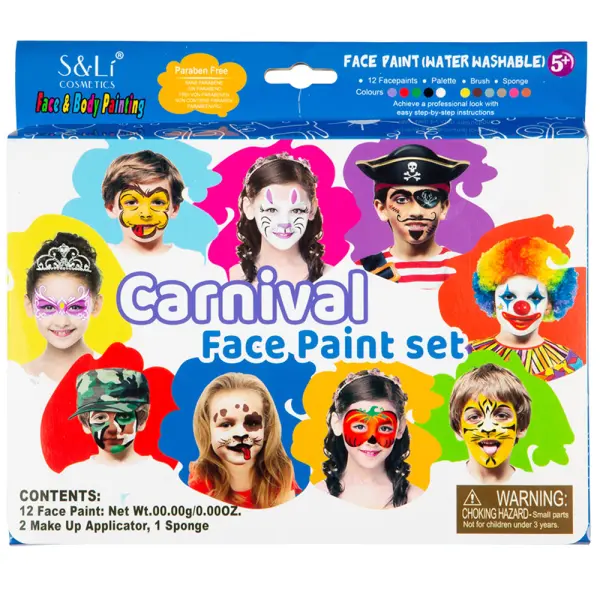 Karneval Ansiktsmålning Kit