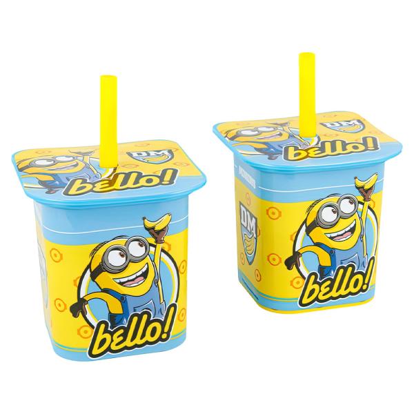 Minions Yoghurtbägare med Sugrör
