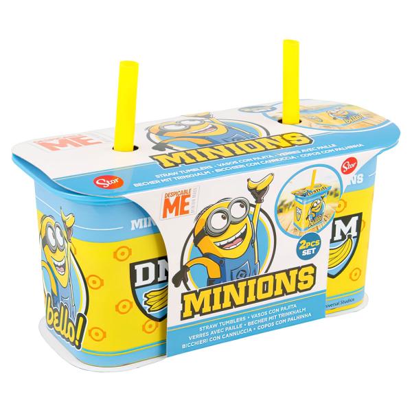 Minions Yoghurtbägare med Sugrör