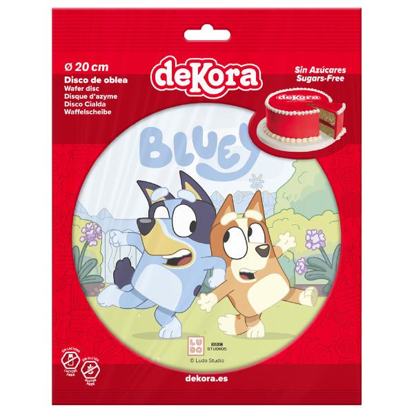 Tårtbild Bluey & Bingo 20 cm 5,5 g