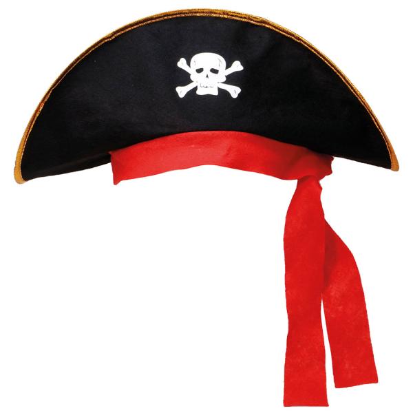 Pirathatt med Fastsydd Bandana
