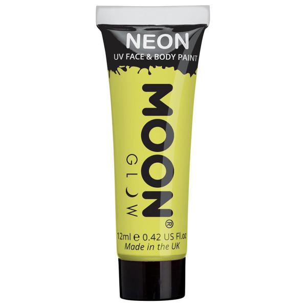 Moon Glow Pastell Neon UV Kropp- & Ansiktsfärg Pastell Gul