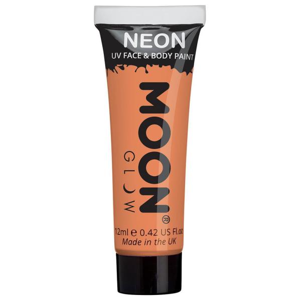 Moon Glow Pastell Neon UV Kropp- & Ansiktsfärg Pastell Orange