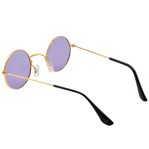 Runda Glasögon Hippie Lila