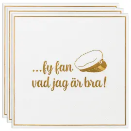 Pappersservetter Fy Fan Vad Jag Är Bra 16-pack