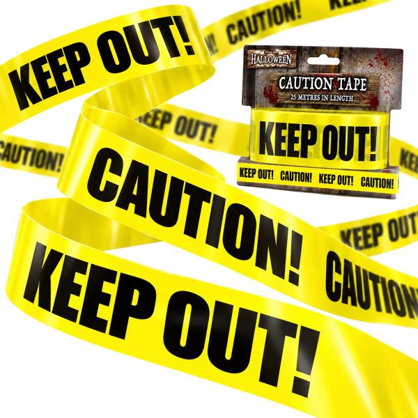 Avspärrningsband Halloween Caution/Keep Out