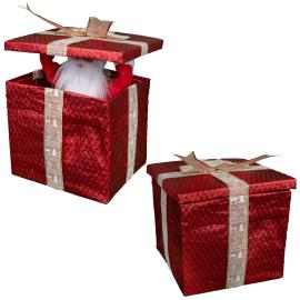 Presentask med Animerad Jultomte