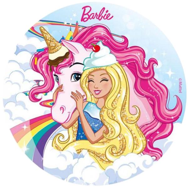 Barbie Tårtbild A