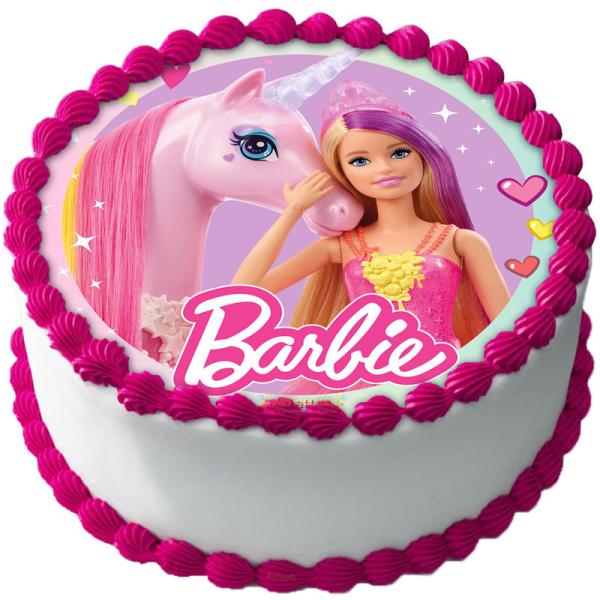 Barbie Tårtbild E