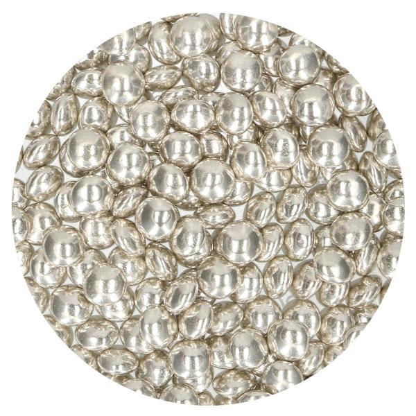 Strössel Chokladlinser Metallic Silver