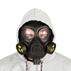 Svart Gasmask