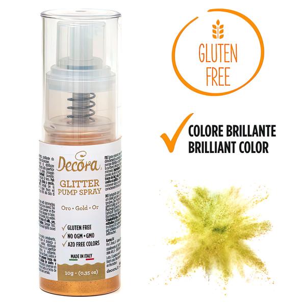 Ätbart Sprayglitter Guld