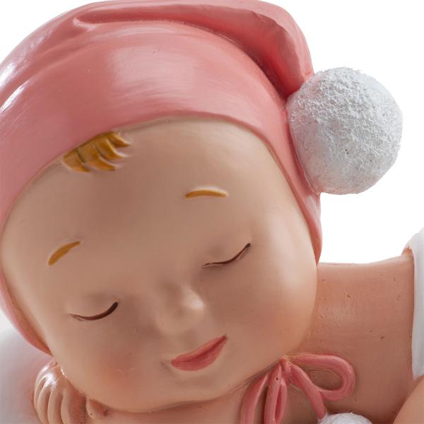 Tårtdekoration Dopfigur Sovande Flicka
