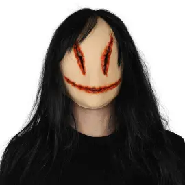 Latexmask L&auml;skigt Ansikte