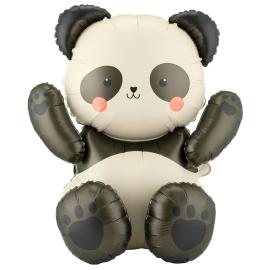 Folieballong Sittande Panda 68 x 72 cm