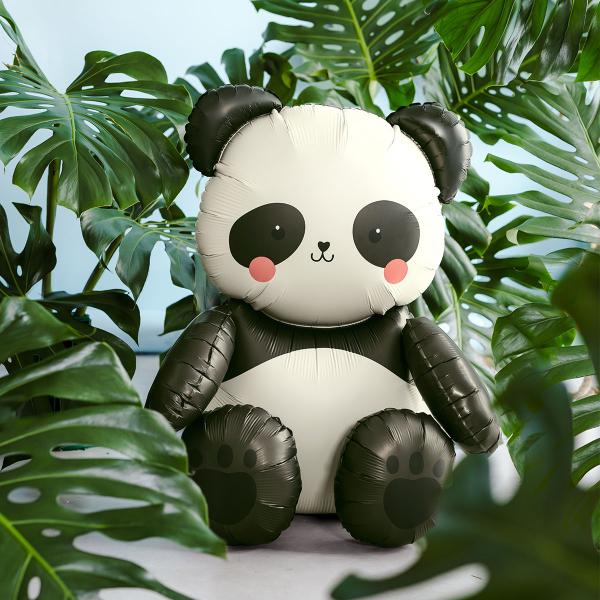 Folieballong Sittande Panda 68 x 72 cm