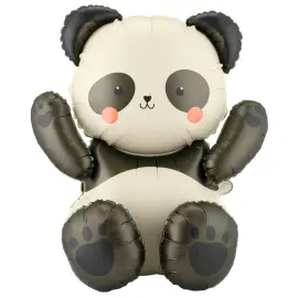 Folieballong Sittande Panda 68 x 72 cm