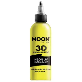 Moon Glow Neon UV Textilfärg Gul 125 ml