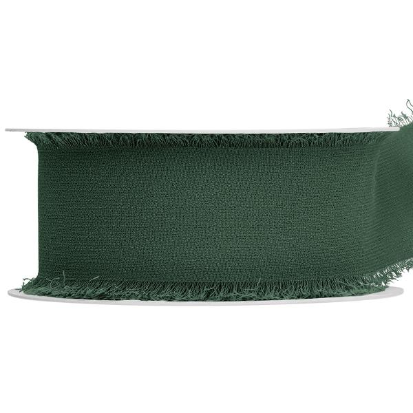 Chiffongband Flaskgrön 40 mm