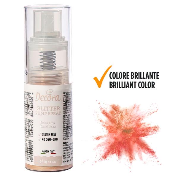Ätbart Sprayglitter Roséguld
