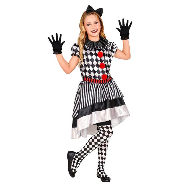 Vintage Clown Klänning Barn