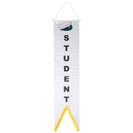 Mellanstor Student Flagga Vertikal Studentmössa