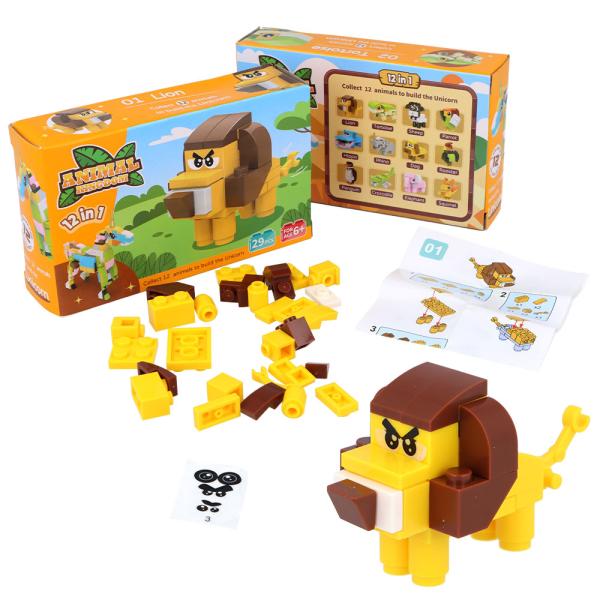 3D-Byggsats Set Djurriket