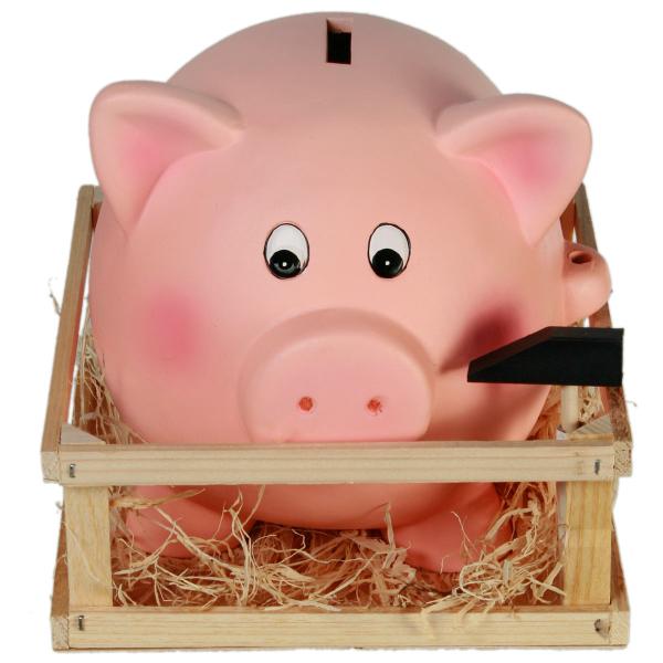 Spargris med Hammare 22 x 17,5 cm