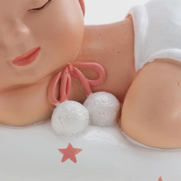 Tårtdekoration Dopfigur Sovande Flicka