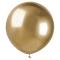Stora Runda Guld Chrome Ballonger