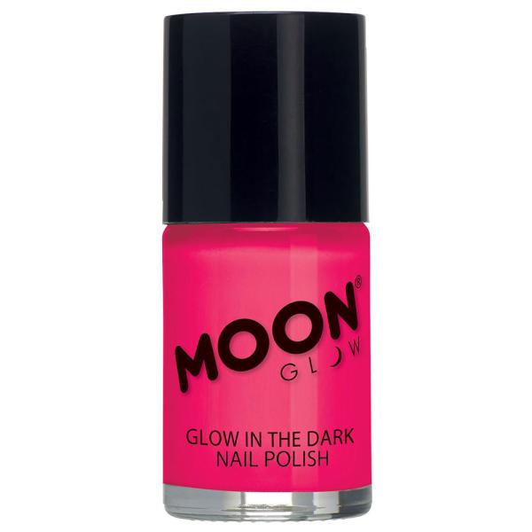 Moon Glow Självlysande Nagellack Rosa