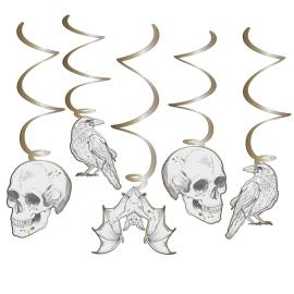 Hängande Halloween Swirls 6-pack