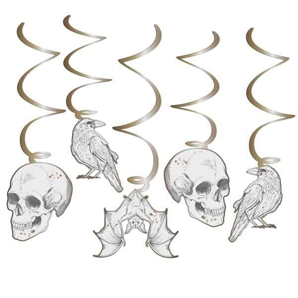 Hängande Halloween Swirls 6-pack