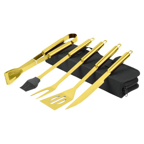 BBQ Grillredskap Set 5 Delar