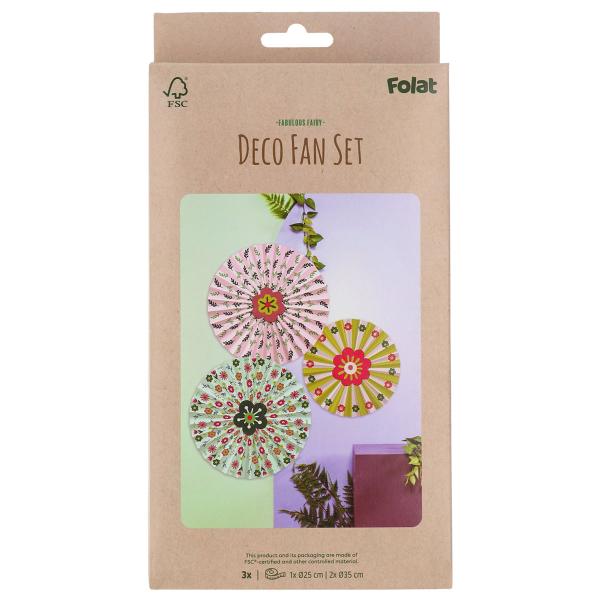 Hängande Pappersdekorationer Blommor 3-pack