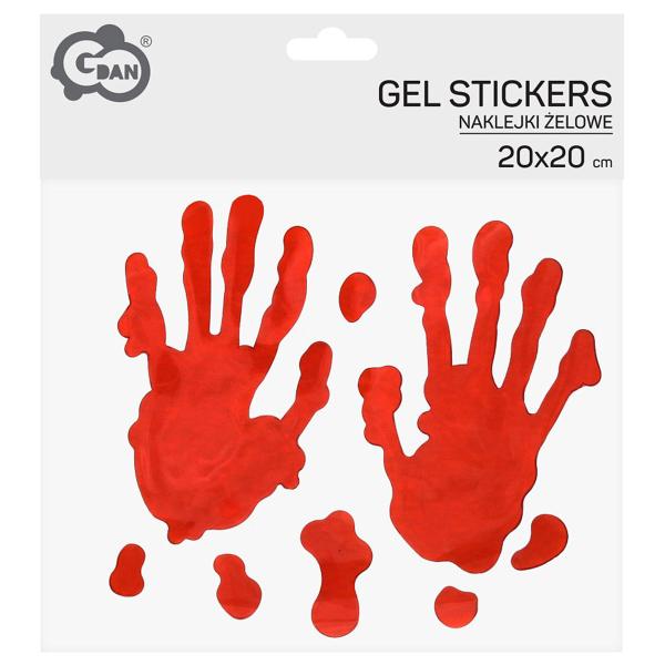 Gelstickers Blodiga Handavtryck