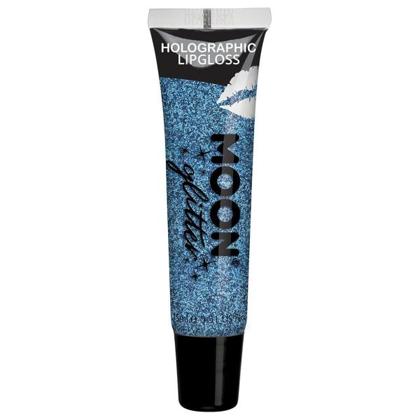 Moon Glitter Holografiskt Glitter Läppglans Blå