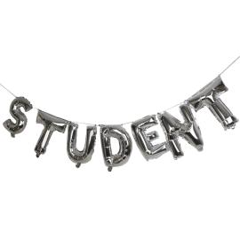 Student Folieballonger Silver