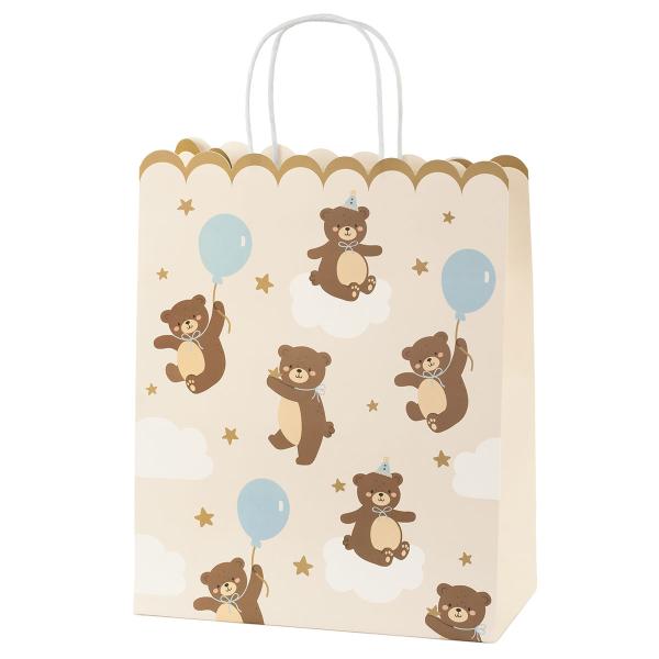 Presentpåse Teddybjörn med Stjärnor
