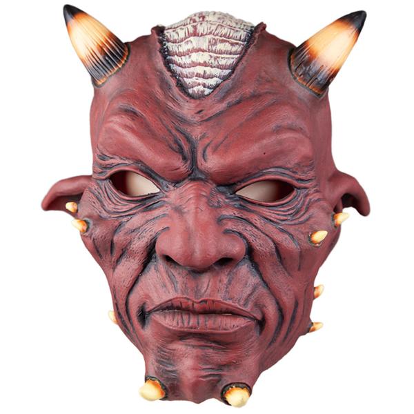 Latexmask Djävul med Horn